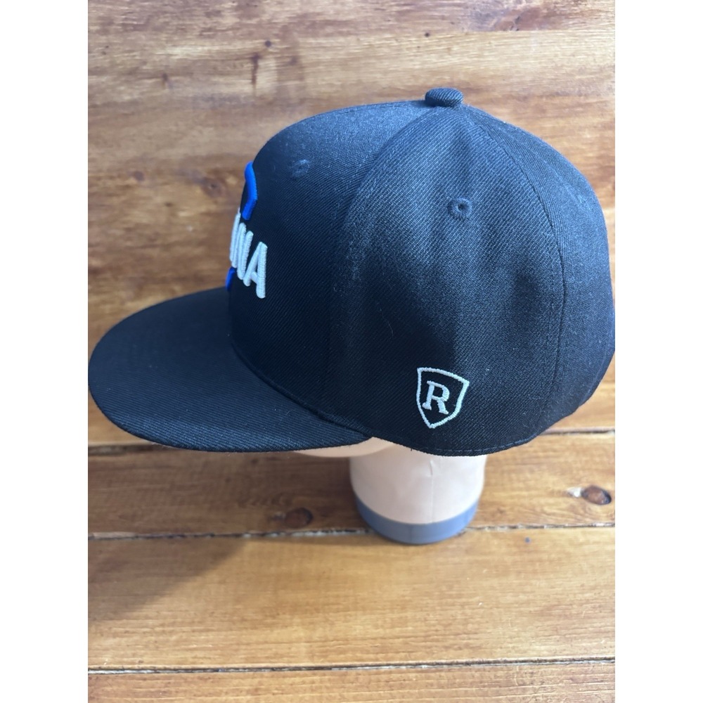 Rohana Wheels Hat Black Snapback Baseball Cap Camo Brim Auto Street Racing - Picture 2 of 5